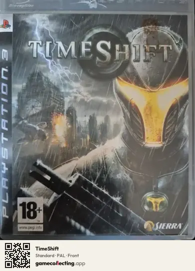 TimeShift PlayStation 3, PAL box front