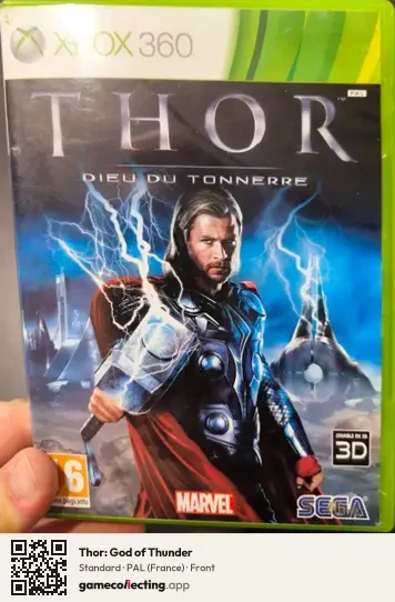 Thor: God of Thunder Xbox 360, France box front