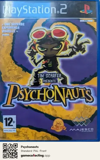 Psychonauts PlayStation 2, PAL box front