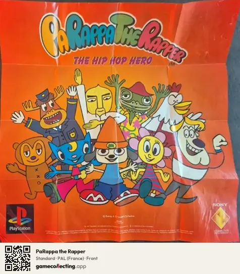 PaRappa the Rapper PlayStation, France box front