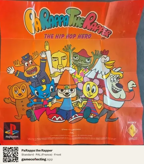 PaRappa the Rapper PlayStation, France box front
