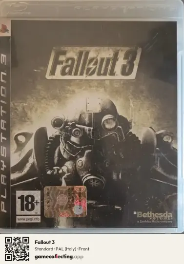 Fallout 3 PlayStation 3, Italy box front