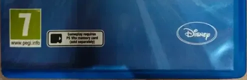 Disney Infinity 2.0, the PEGI square on its front