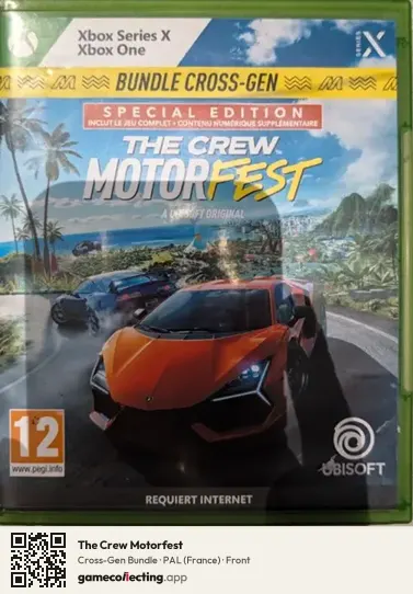 The Crew Motorfest Xbox Series X, France box front