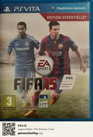FIFA 15 PlayStation Vita, France box front