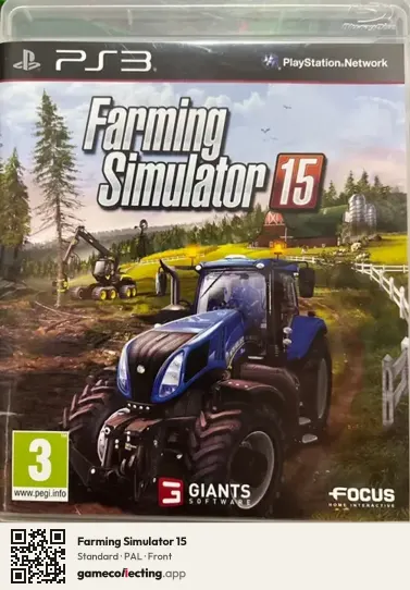 Farming Simulator 15 PlayStation 3, PAL box front