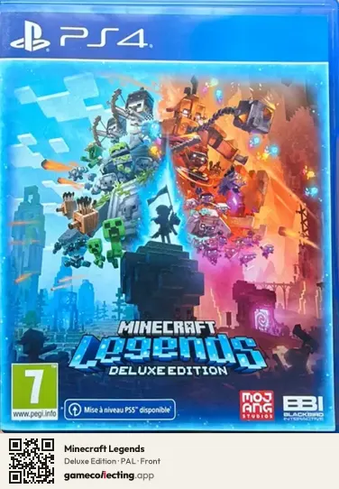 Minecraft Legends PlayStation 4, PAL box front