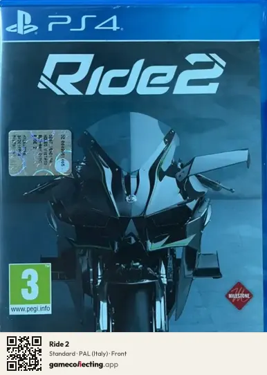 Ride 2 PlayStation 4, Italy box front