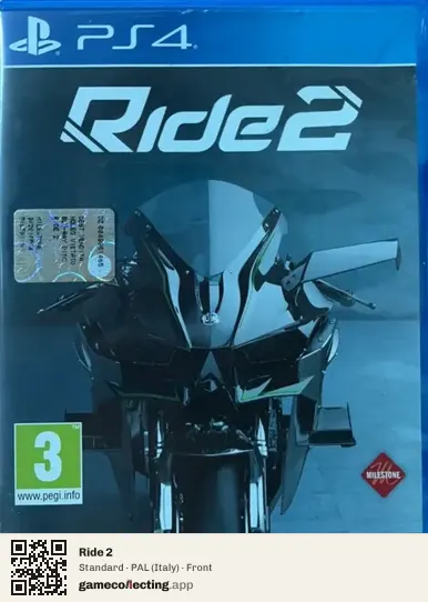 Ride 2 PlayStation 4, Italy box front