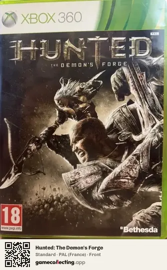 Hunted: The Demon's Forge Xbox 360, France box front