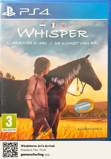 Windstorm: Ari's Arrival PlayStation 4, PAL box front