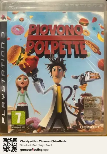 Cloudy with a Chance of Meatballs PlayStation 3, Italy box front