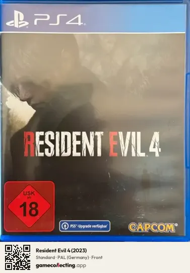Resident Evil 4 (2023) PlayStation 4, Germany box front