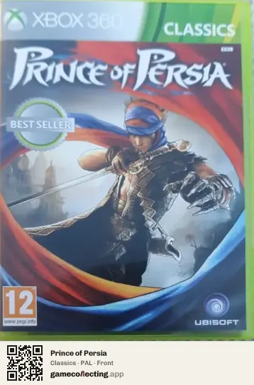 Prince of Persia Xbox 360, PAL box front