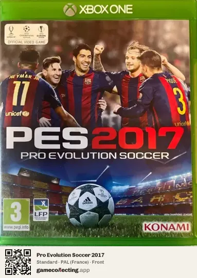 Pro Evolution Soccer 2017 Xbox One, France box front