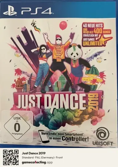 Just Dance 2019 PlayStation 4, Germany box front
