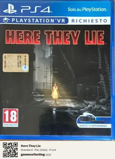 Here They Lie PlayStation 4, Italy box front