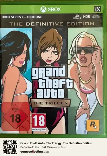 Grand Theft Auto: The Trilogy: The Definitive Edition Xbox Series X, Germany box front