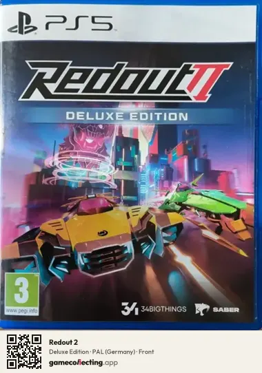 Redout 2 PlayStation 5, Germany box front