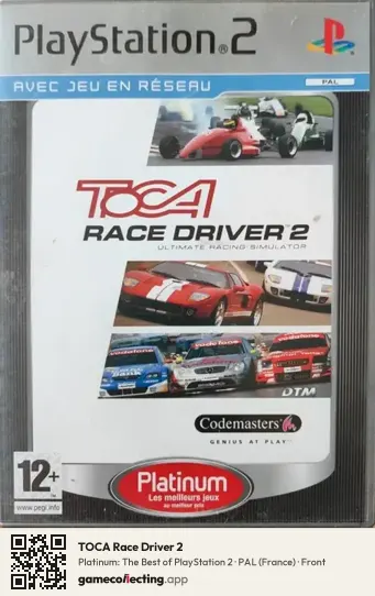 TOCA Race Driver 2 PlayStation 2, France box front