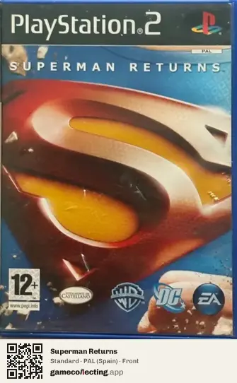 Superman Returns PlayStation 2, Spain box front
