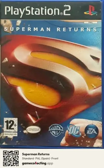 Superman Returns PlayStation 2, Spain box front