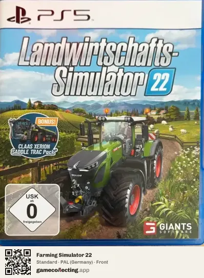 Farming Simulator 22 PlayStation 5, Germany box front