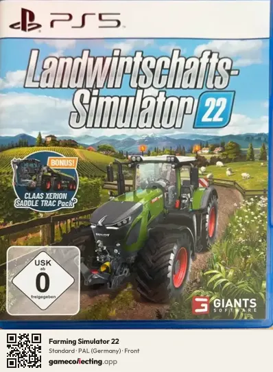 Farming Simulator 22 PlayStation 5, Germany box front