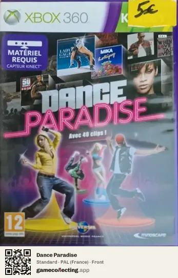 Dance Paradise Xbox 360, France box front