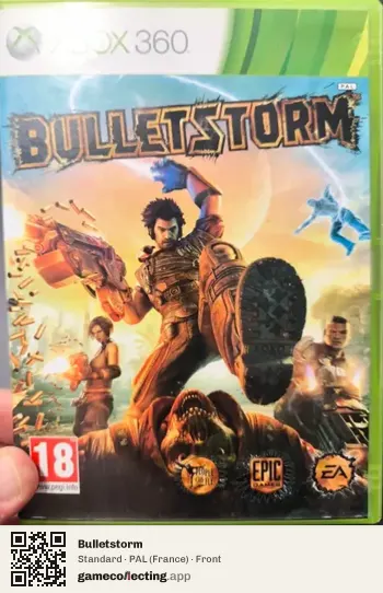 Bulletstorm Xbox 360, France box front
