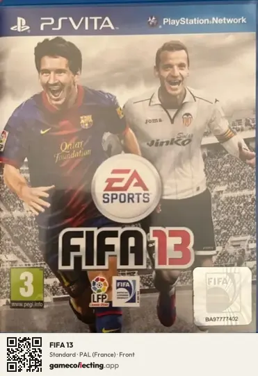 FIFA 13 PlayStation Vita, France box front