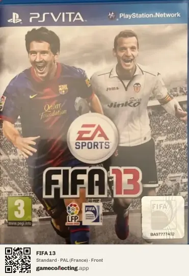 FIFA 13 PlayStation Vita, France box front