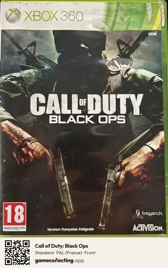 Call of Duty: Black Ops Xbox 360, France box front