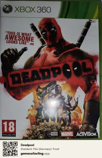 Deadpool Xbox 360, Germany box front