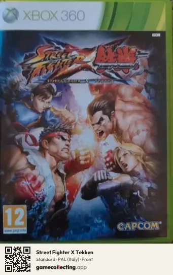 Street Fighter X Tekken Xbox 360, Italy box front