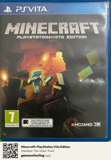 Minecraft: PlayStation Vita Edition PlayStation Vita, Italy box front