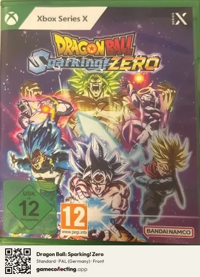 Dragon Ball: Sparking! Zero Xbox Series X, Germany box front