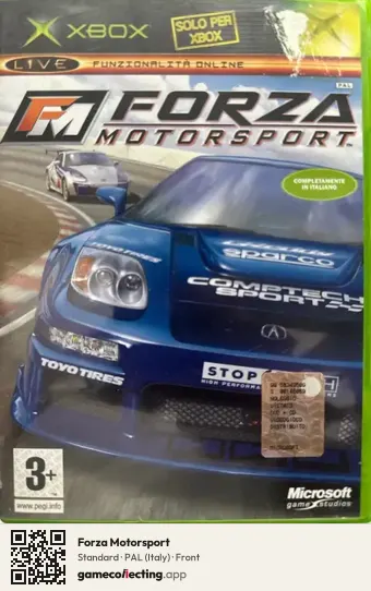 Forza Motorsport Xbox, Italy box front