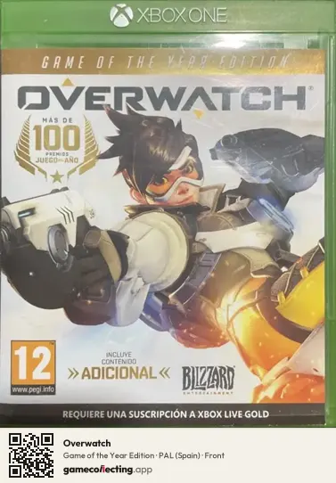 Overwatch Xbox One, Spain box front