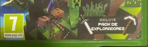 Minecraft, the PEGI square on its front