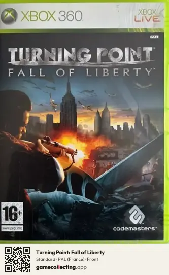Turning Point: Fall of Liberty Xbox 360, France box front