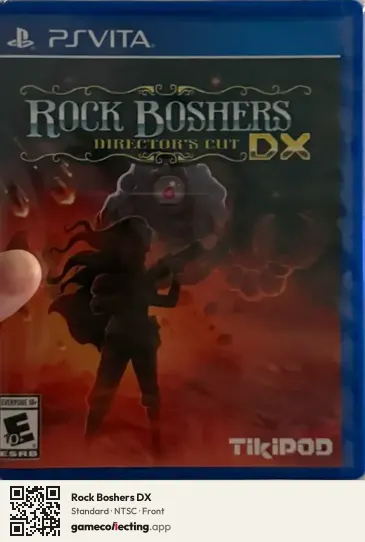 Rock Boshers DX PlayStation Vita, NTSC box front