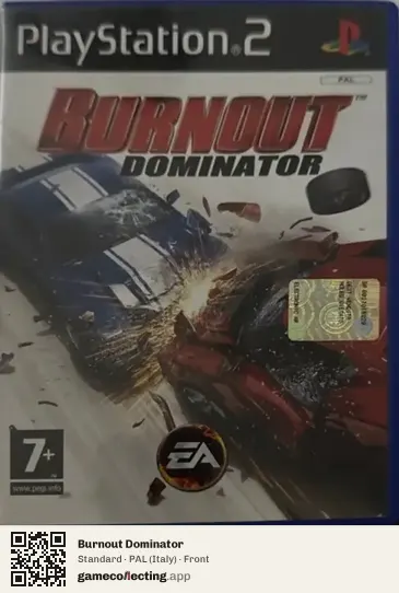 Burnout Dominator PlayStation 2, Italy box front