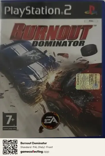 Burnout Dominator PlayStation 2, Italy box front