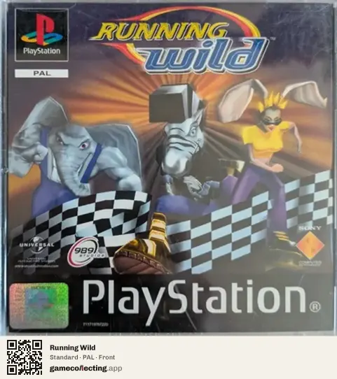 Running Wild PlayStation, PAL box front
