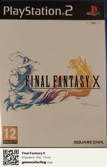Final Fantasy X PlayStation 2, PAL box front