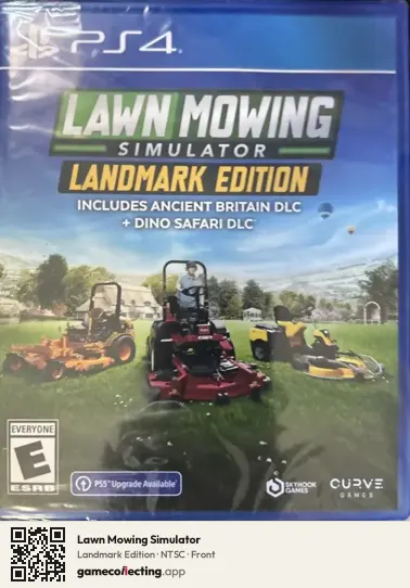 Lawn Mowing Simulator PlayStation 4, NTSC box front