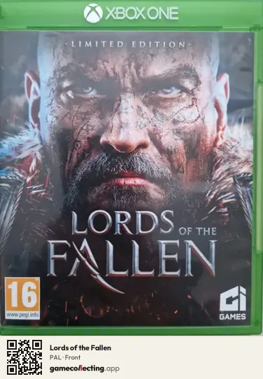 Lords of the Fallen Xbox One, PAL box front
