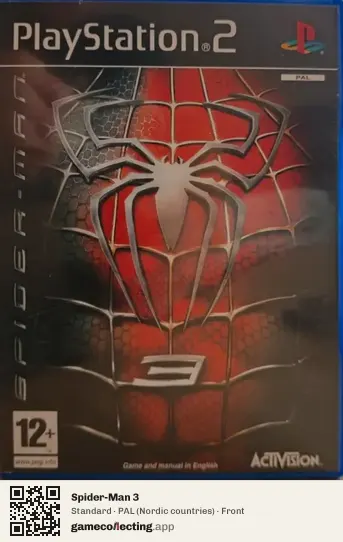 Spider-Man 3 PlayStation 2, Nordic countries box front