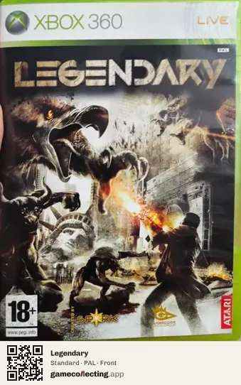 Legendary Xbox 360, PAL box front